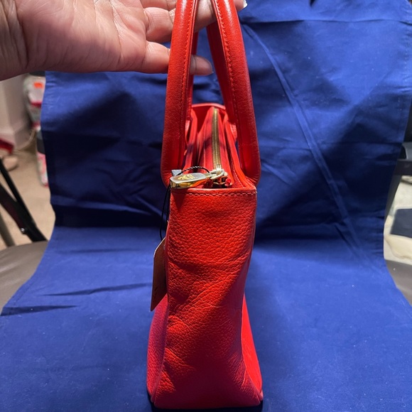 MCM Red Leather Hand bag - Picture 2 of 6